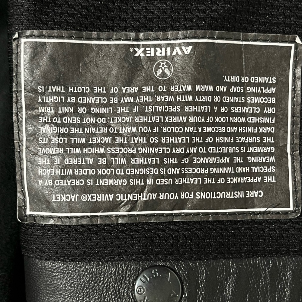 AVIREX leather jacket - Picture 7 of 15